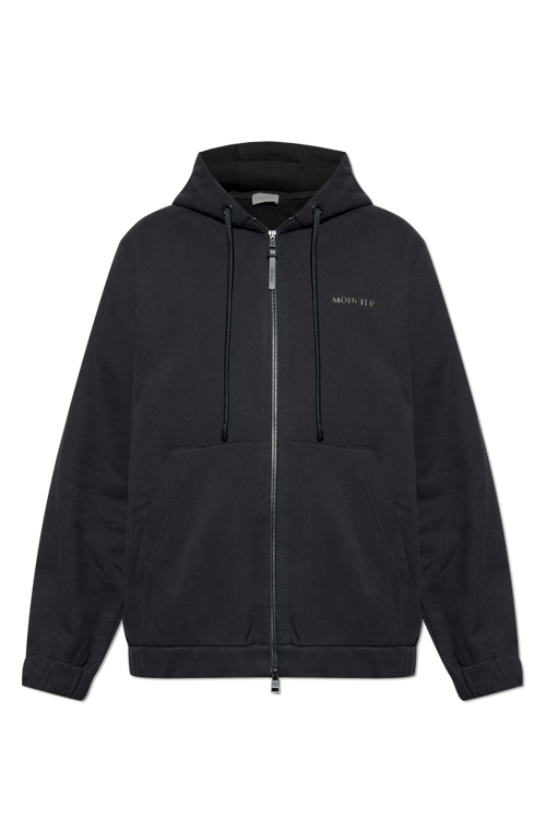 Moncler BLACK Sweatshirt with logo 1