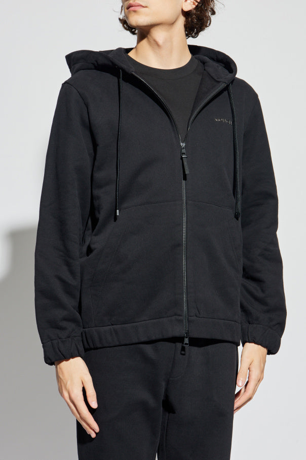 Moncler BLACK Sweatshirt with logo 3