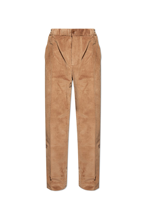 Moncler BROWN Corduroy trousers 1