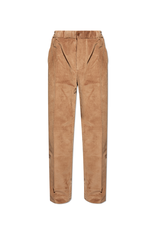 Moncler BROWN Corduroy trousers 1
