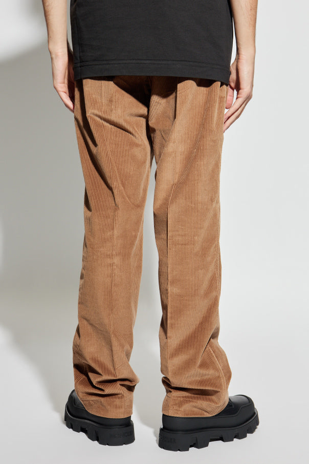Moncler BROWN Corduroy trousers 4