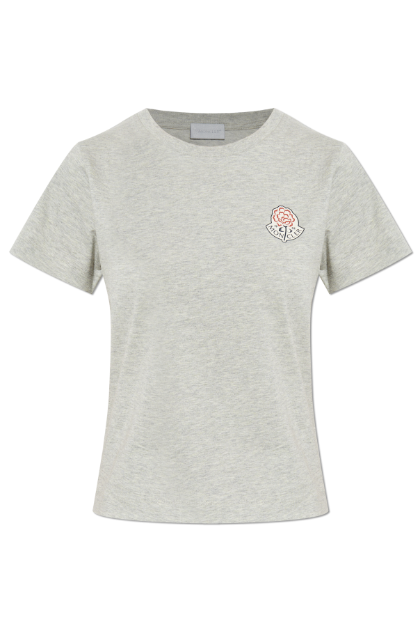 Moncler GREY T-shirt with logo 1