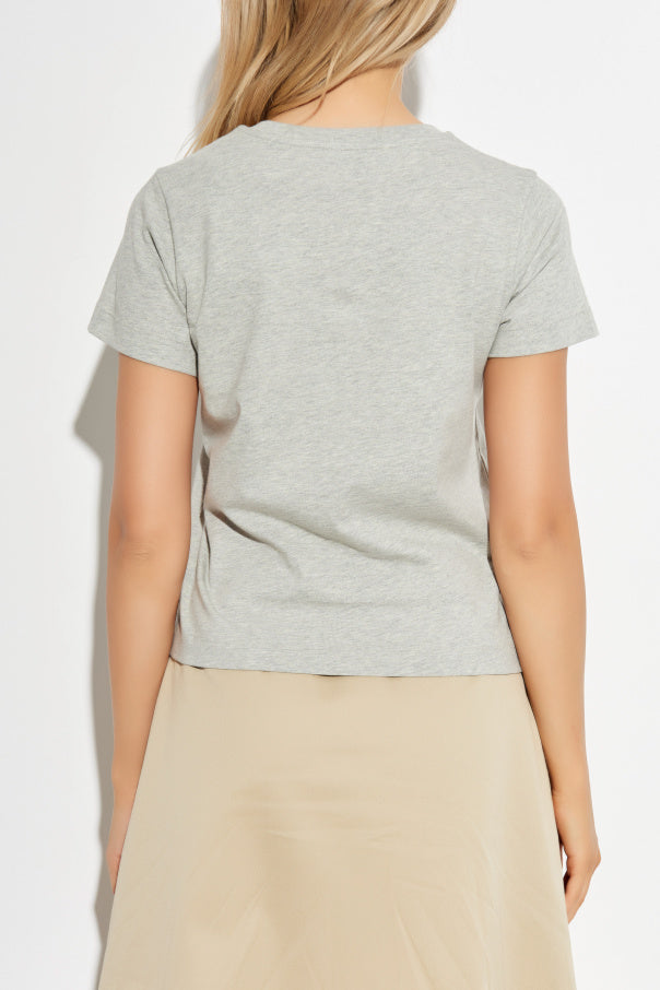 Moncler GREY T-shirt with logo 4