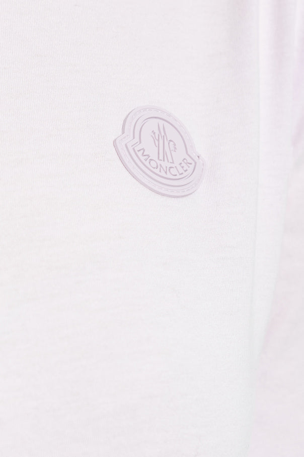 Moncler PURPLE T-shirt with logo 5