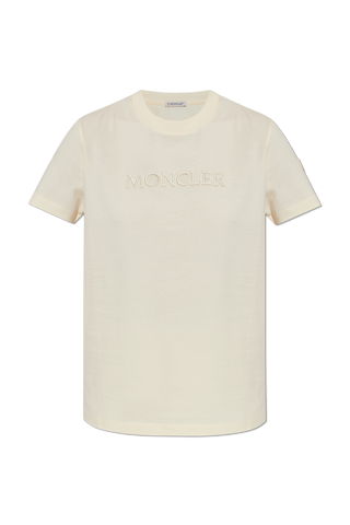 Moncler YELLOW T-shirt with logo 1