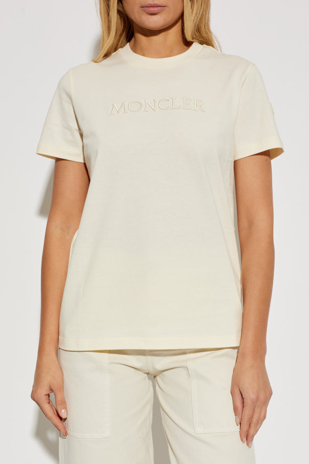 Moncler YELLOW T-shirt with logo 3