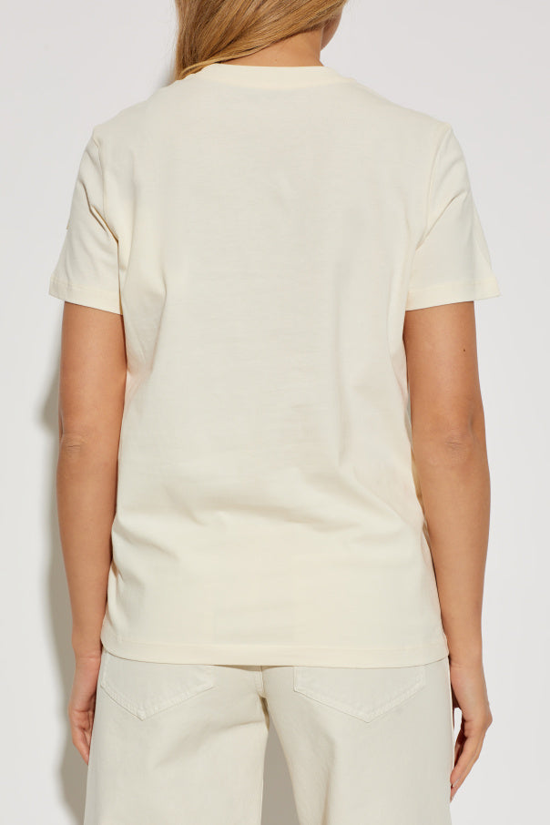 Moncler YELLOW T-shirt with logo 4