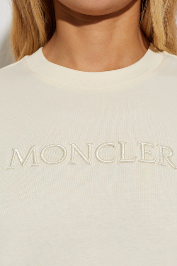 Moncler YELLOW T-shirt with logo 5