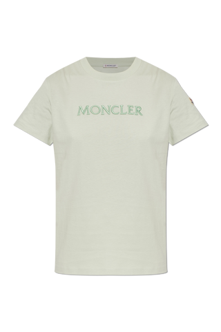 Moncler GREEN T-shirt with logo 1