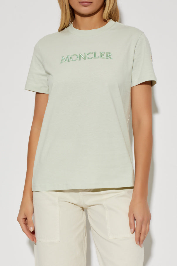 Moncler GREEN T-shirt with logo 3