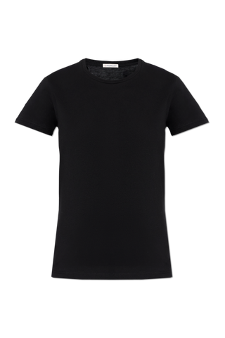Moncler BLACK T-shirt with logo 1