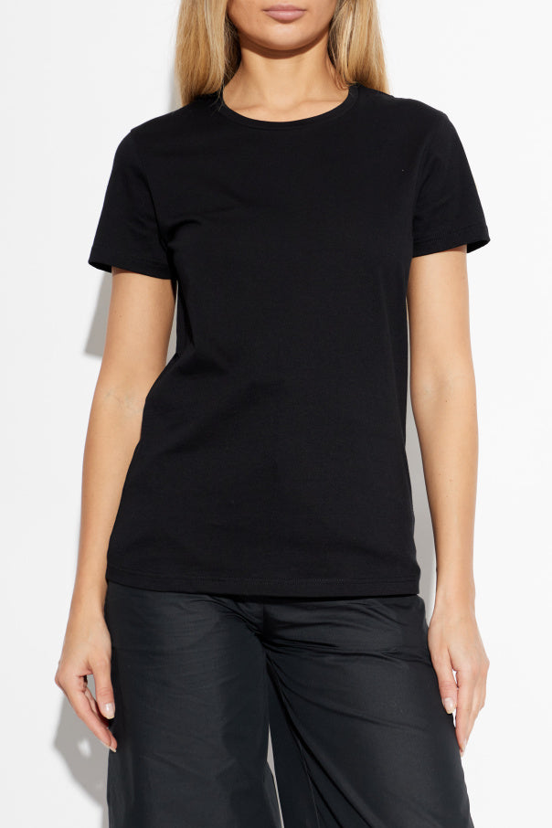 Moncler BLACK T-shirt with logo 3