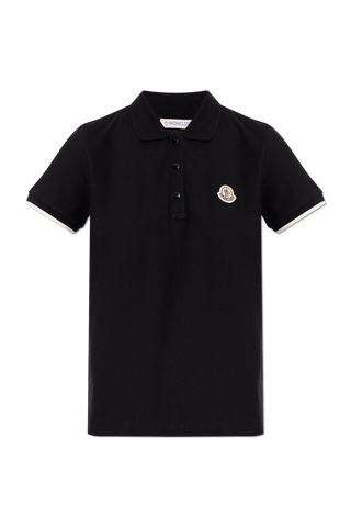 Moncler BLACK Polo with logo 1