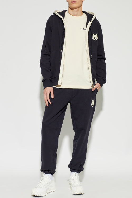 Moncler cream T-shirt with logo 2