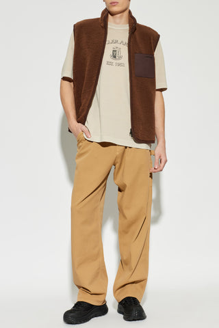 Moncler cream T-shirt with logo 2