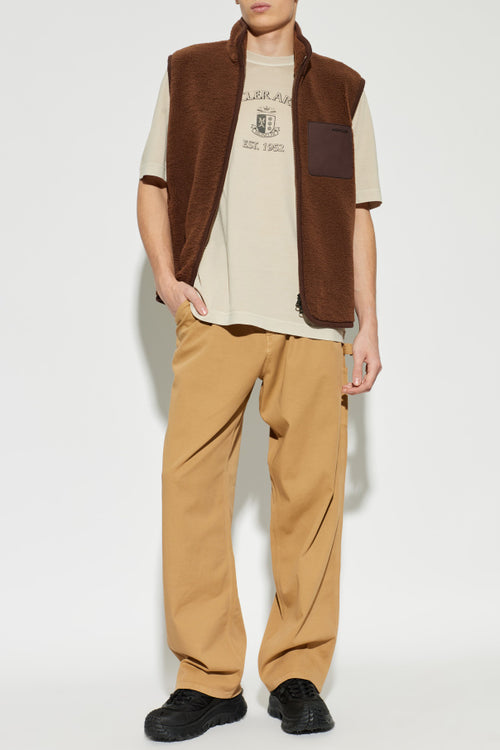 Moncler cream T-shirt with logo 2