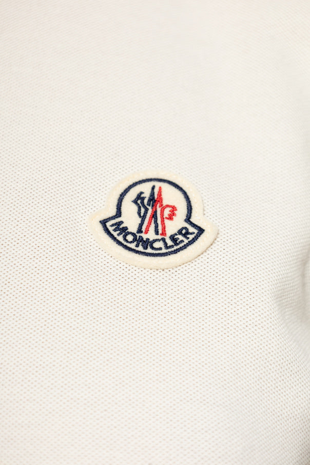 Moncler cream Polo with logo 5