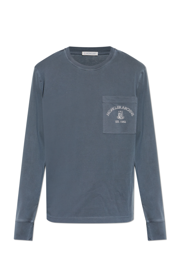 Moncler GREY Long sleeve T-shirt 1