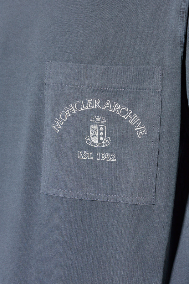 Moncler GREY Long sleeve T-shirt 5