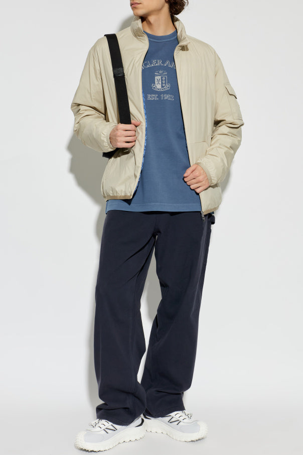 Moncler BLUE T-shirt with logo 2