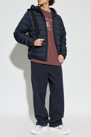 Moncler BURGUNDY T-shirt with logo 2