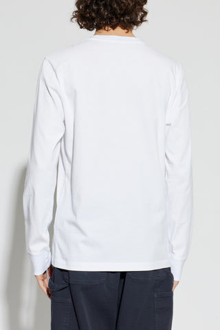 Moncler WHITE Long sleeve T-shirt 4