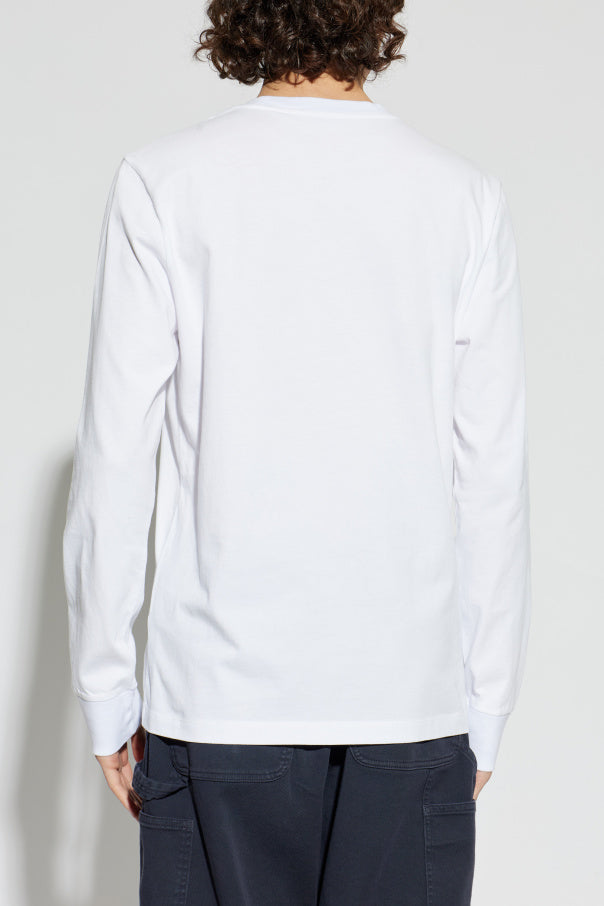 Moncler WHITE Long sleeve T-shirt 4