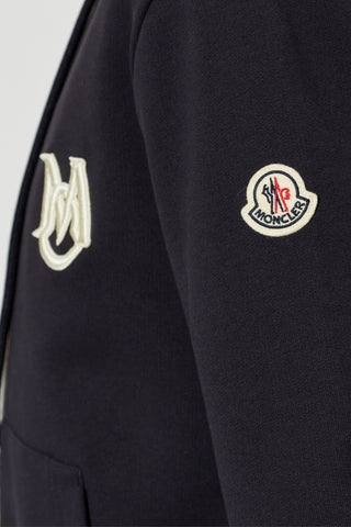 Moncler NAVY BLUE Sweatshirt with logo 5