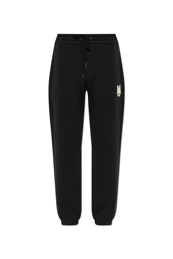 Moncler BLACK Sweatpants with logo 1