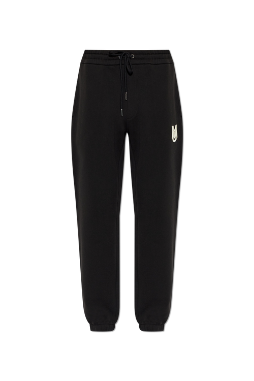 Moncler BLACK Sweatpants with logo 1