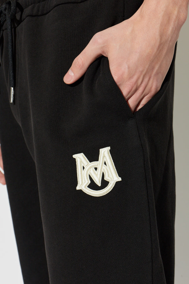 Moncler BLACK Sweatpants with logo 5