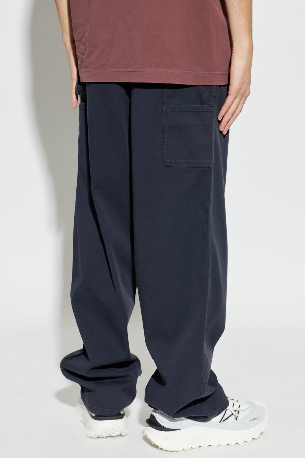 Moncler NAVY BLUE 'Cargo' trousers 4