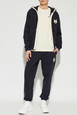 Moncler NAVY BLUE Sweatpants with logo 2