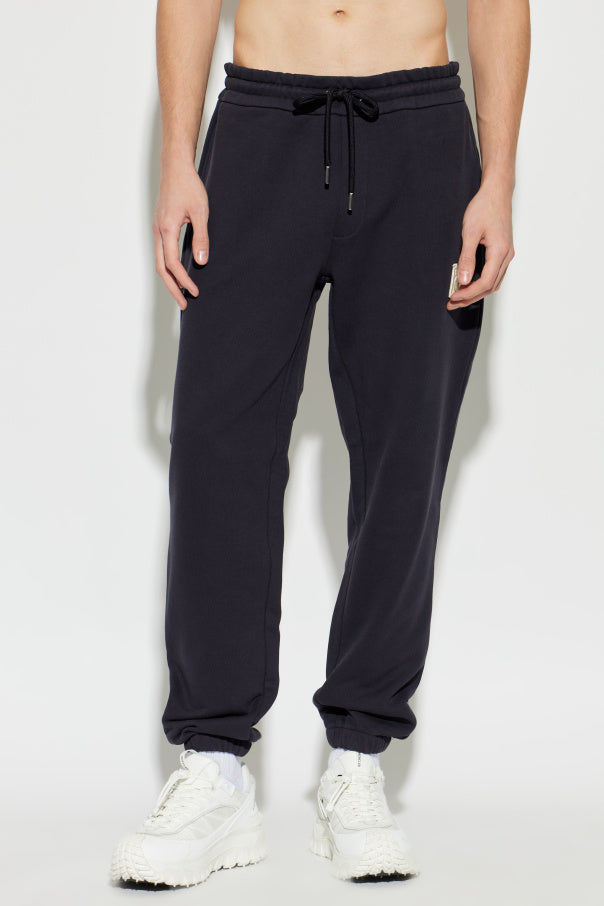 Moncler NAVY BLUE Sweatpants with logo 3
