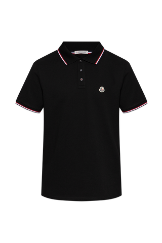 Moncler BLACK Polo with logo 1
