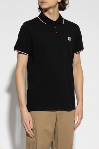 Moncler BLACK Polo with logo 3