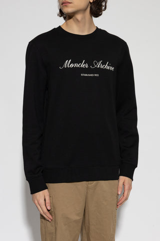 Moncler BLACK Sweatshirt with logo 3