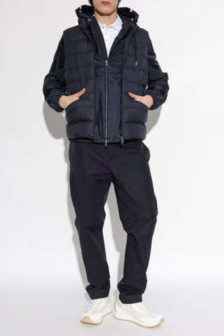 Moncler WHITE Polo shirt with logo patch 2