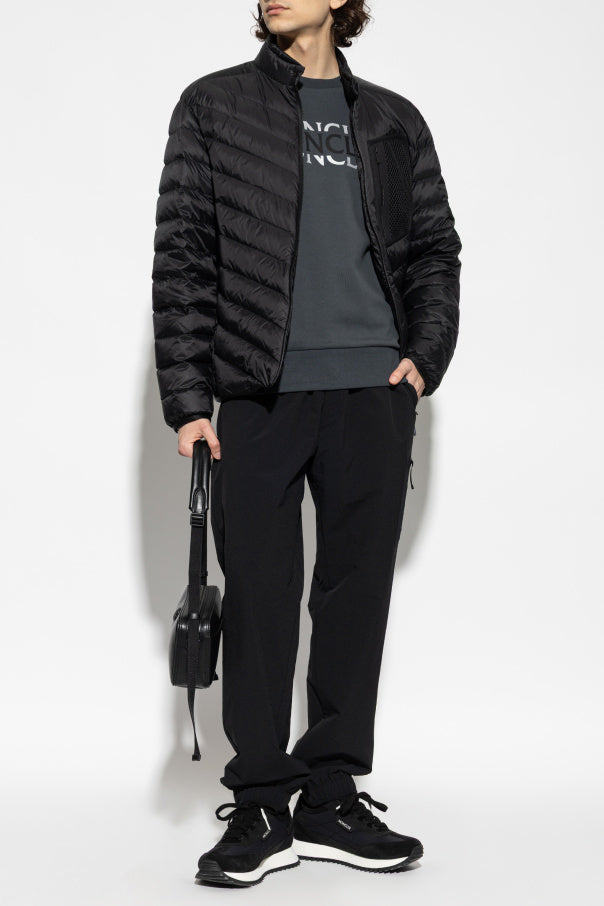 Moncler GREY Sweatshirt with printed logo 2