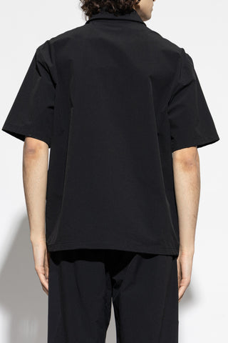Moncler BLACK Polo with logo patch 4