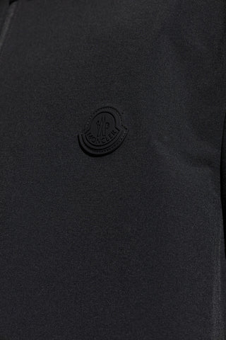 Moncler BLACK Polo with logo patch 5