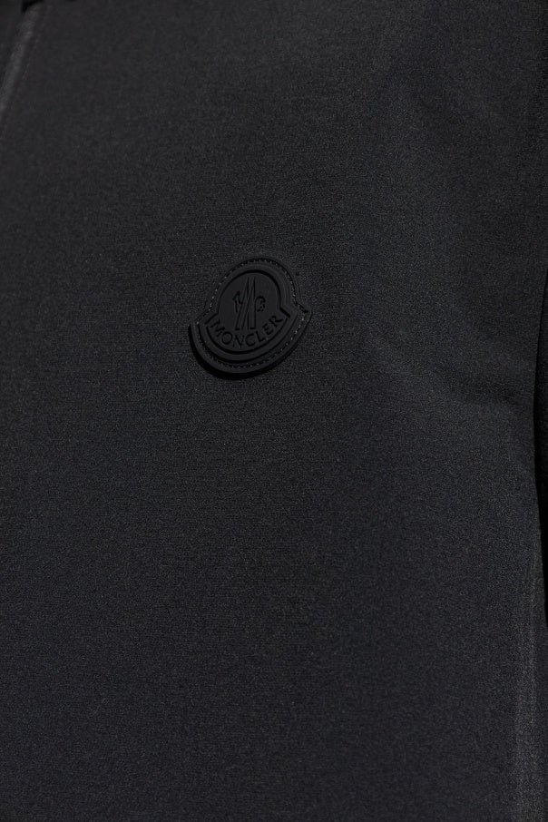Moncler BLACK Polo with logo patch 5
