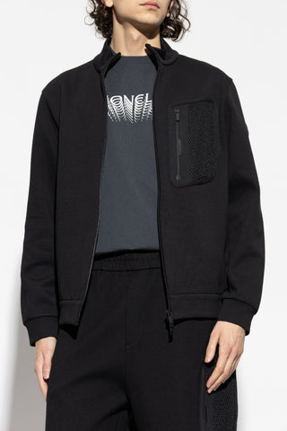 Moncler BLACK Sweatshirt with stand-up collar 3