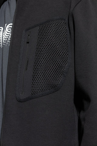 Moncler BLACK Sweatshirt with stand-up collar 5