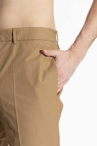 Moncler beige Creased trousers 5