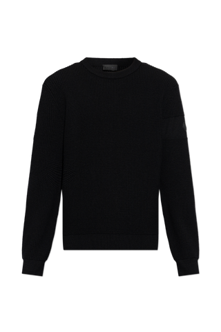 Moncler BLACK Wool sweater with a crew neck 1