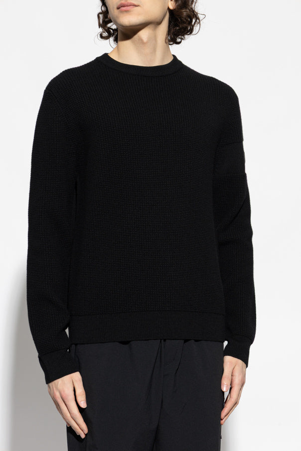 Moncler BLACK Wool sweater with a crew neck 3