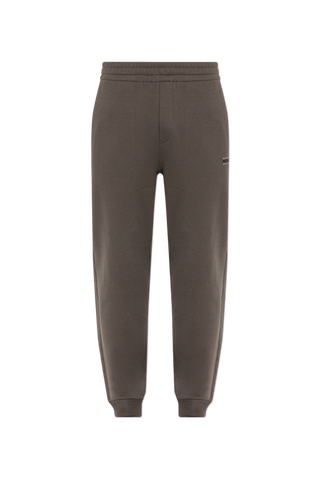 Moncler BROWN Sweatpants with printed logo 1