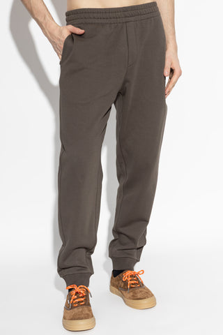 Moncler BROWN Sweatpants with printed logo 3