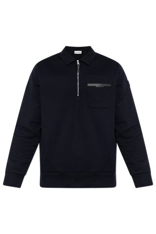 Moncler NAVY BLUE Long-sleeve polo 1